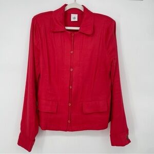 Cabi‎ Valentine Linen Button Down Jacket